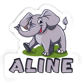 Aline Sticker Elephant Image