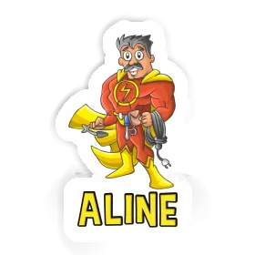 Sticker Electrician Aline Image