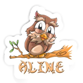 Owl Sticker Aline Image