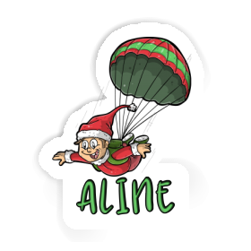 Aline Sticker Skydiver Image