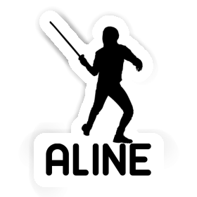 Sticker Fencer Aline Image