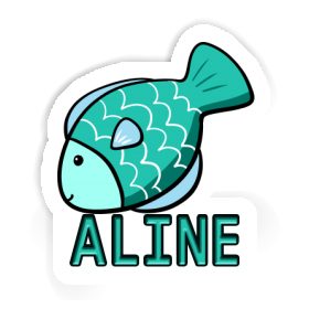 Aline Autocollant Poisson Image