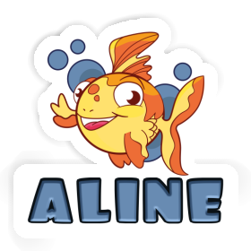 Sticker Fish Aline Image