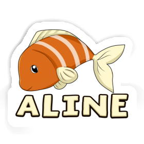 Sticker Aline Fish Image