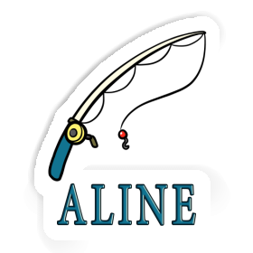 Aline Sticker Fishing Rod Image