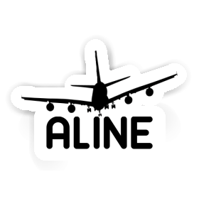 Aline Sticker Airplane Image