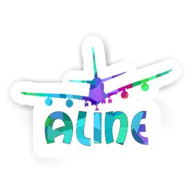 Autocollant Avion Aline Image