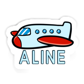 Aline Aufkleber Flugzeug Image