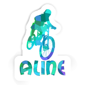 Aufkleber Freeride Biker Aline Image