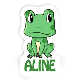 Frosch Aufkleber Aline Image