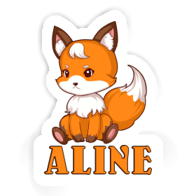 Aufkleber Fuchs Aline Image