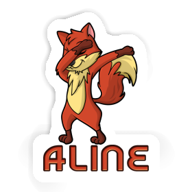 Aline Autocollant Renard Image