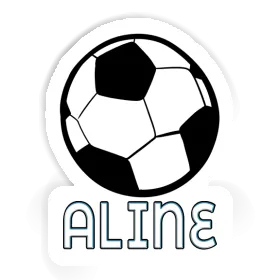 Aline Autocollant Ballon de foot Image