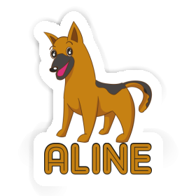 Sticker Schäferhund Aline Image