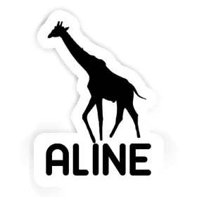 Giraffe Sticker Aline Image