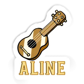 Aufkleber Gitarre Aline Image