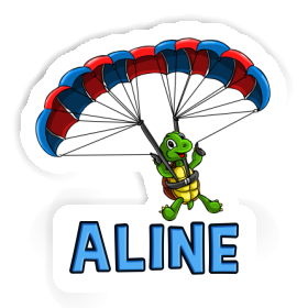 Aline Sticker Gleitschirmpilot Image