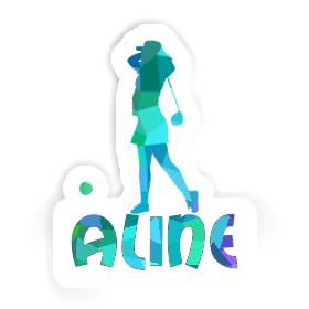 Autocollant Golfeuse Aline Image