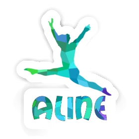 Aline Sticker Gymnast Image