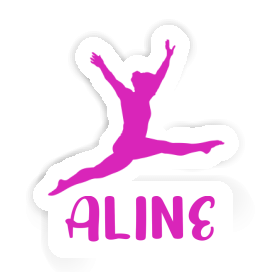 Gymnaste Autocollant Aline Image