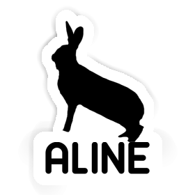 Aline Aufkleber Hase Image