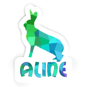 Sticker Rabbit Aline Image