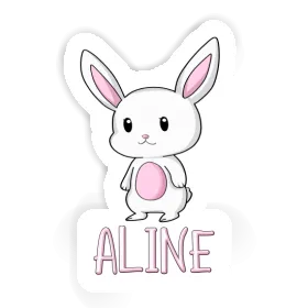 Sticker Aline Hare Image