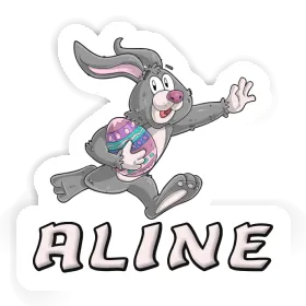 Sticker Easter bunny Aline Image