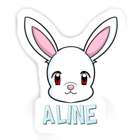 Sticker Aline Hare Image