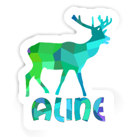 Sticker Hirsch Aline Image