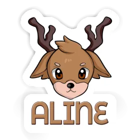 Aline Autocollant Cerf Image