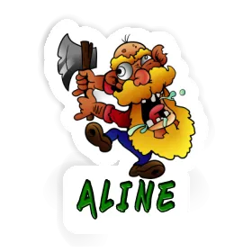 Sticker Aline Lumberjack Image