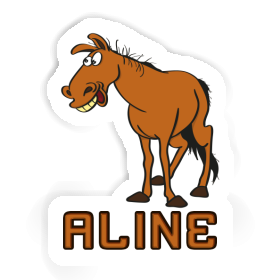 Sticker Pferd Aline Image