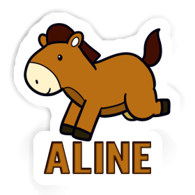 Cheval Autocollant Aline Image