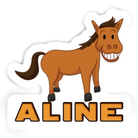 Autocollant Cheval Aline Image