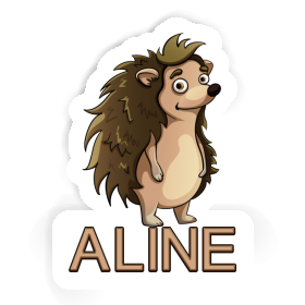 Standing Hedgehog Sticker Aline Image