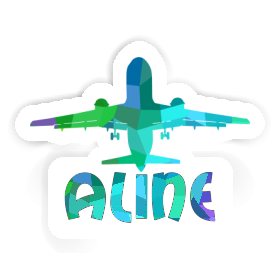 Jumbo-Jet Sticker Aline Image