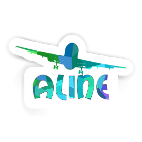 Autocollant Avion Aline Image