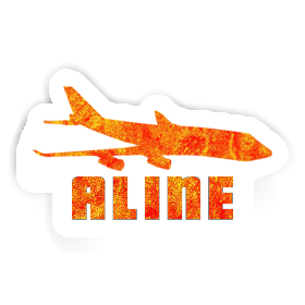 Aufkleber Jumbo-Jet Aline Image