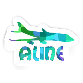 Jumbo-Jet Autocollant Aline Image