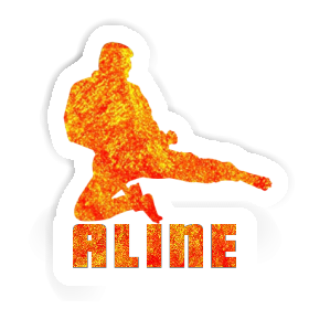 Aline Sticker Karateka Image