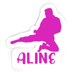 Sticker Aline Karateka Image