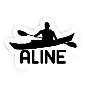 Kayaker Sticker Aline Image