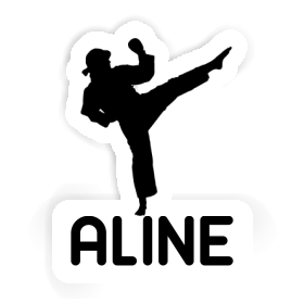 Aline Sticker Karateka Image