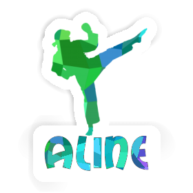 Aline Sticker Karateka Image