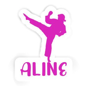 Sticker Aline Karateka Image