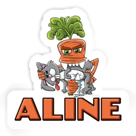 Sticker Monster Carrot Aline Image