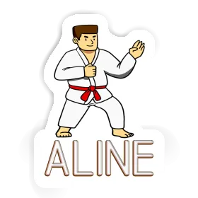 Karateka Sticker Aline Image