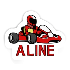 Sticker Aline Kartfahrer Image