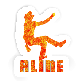 Aline Autocollant Grimpeur Image